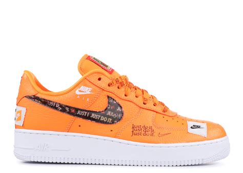 nike air force 1 orange weiß|air force 1 orange tick.